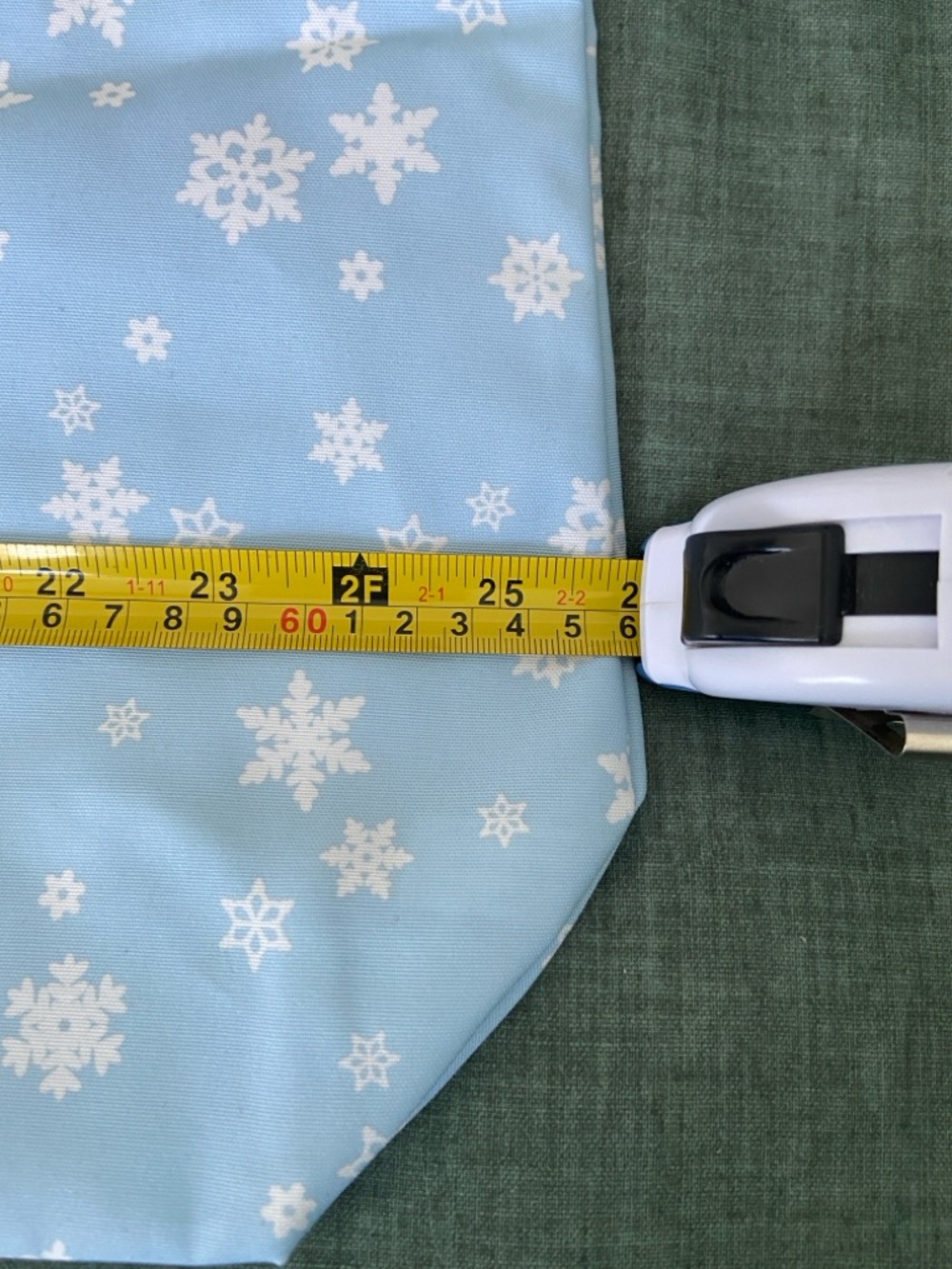 kate spade Light Blue Tote with White Snowflake Print - Picture 2 of 3